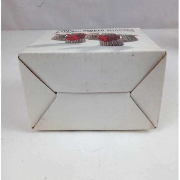 Vintage 1993 Ceramic Cactus Wearing Bandanas Salt & Pepper Shakers With Box - Picture 12 of 12